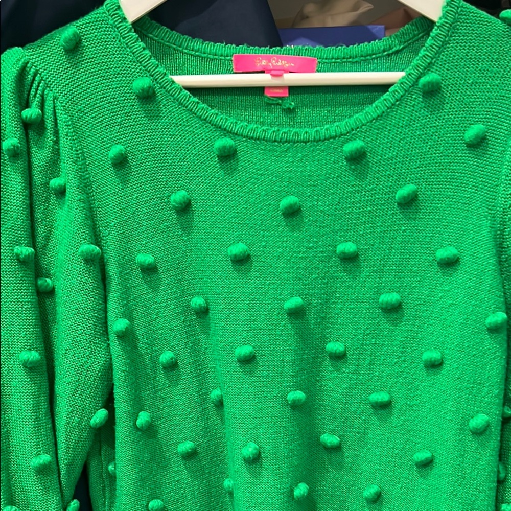 Lilly Pulitzer Kippa Pom-Pom Sweater